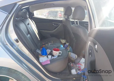 2016 Hyundai Elantra Limited from USA, damaged, VIN 5NPDH4AEXGH656120